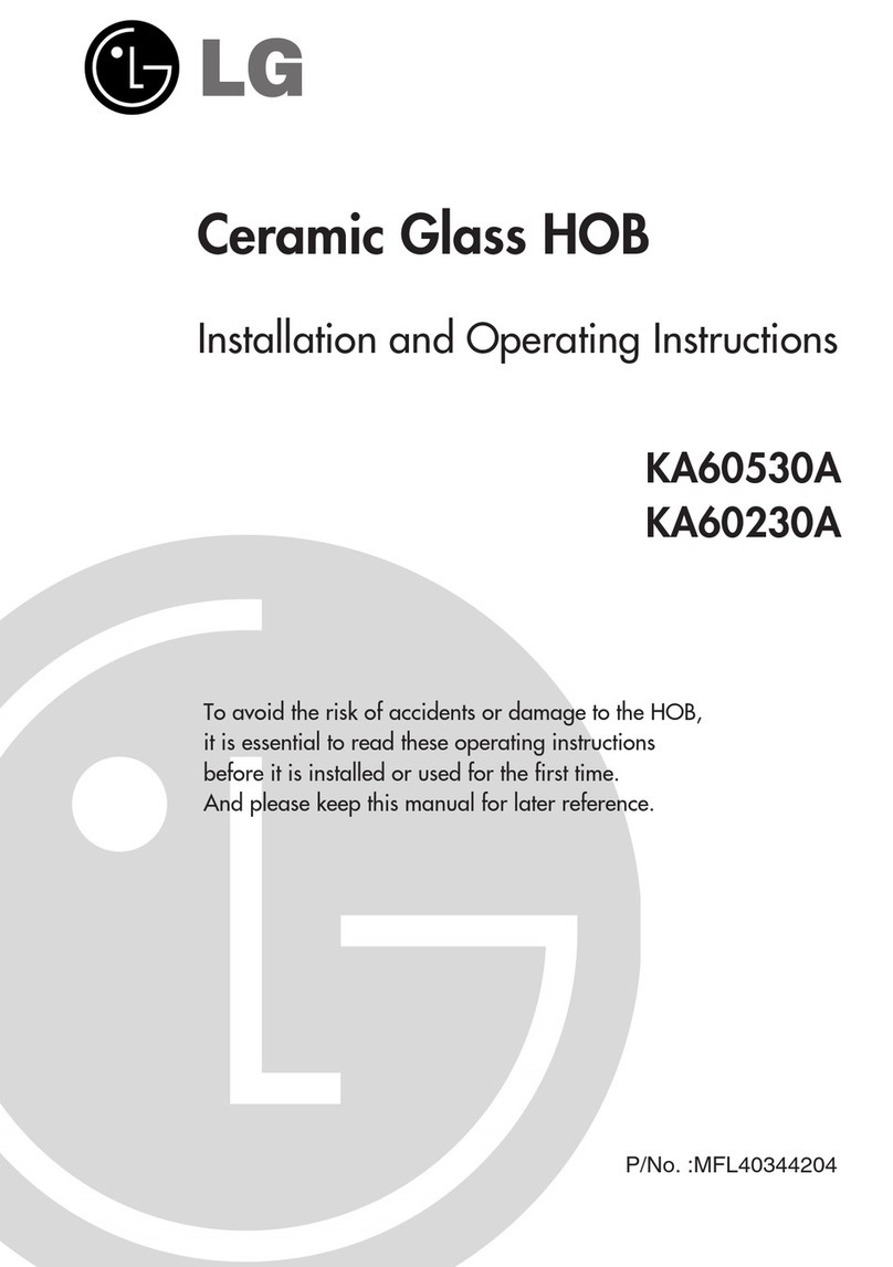 LG KA60530A Installation and operating instructions