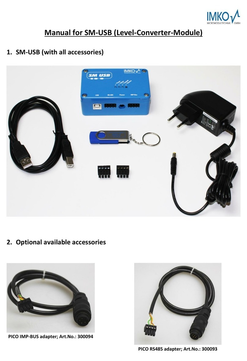 IMKO SM-USB manual