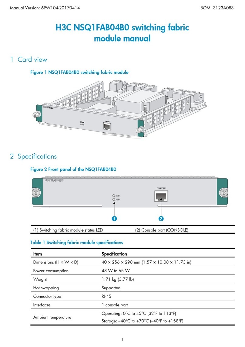H3C NSQ1FAB04B0 manual