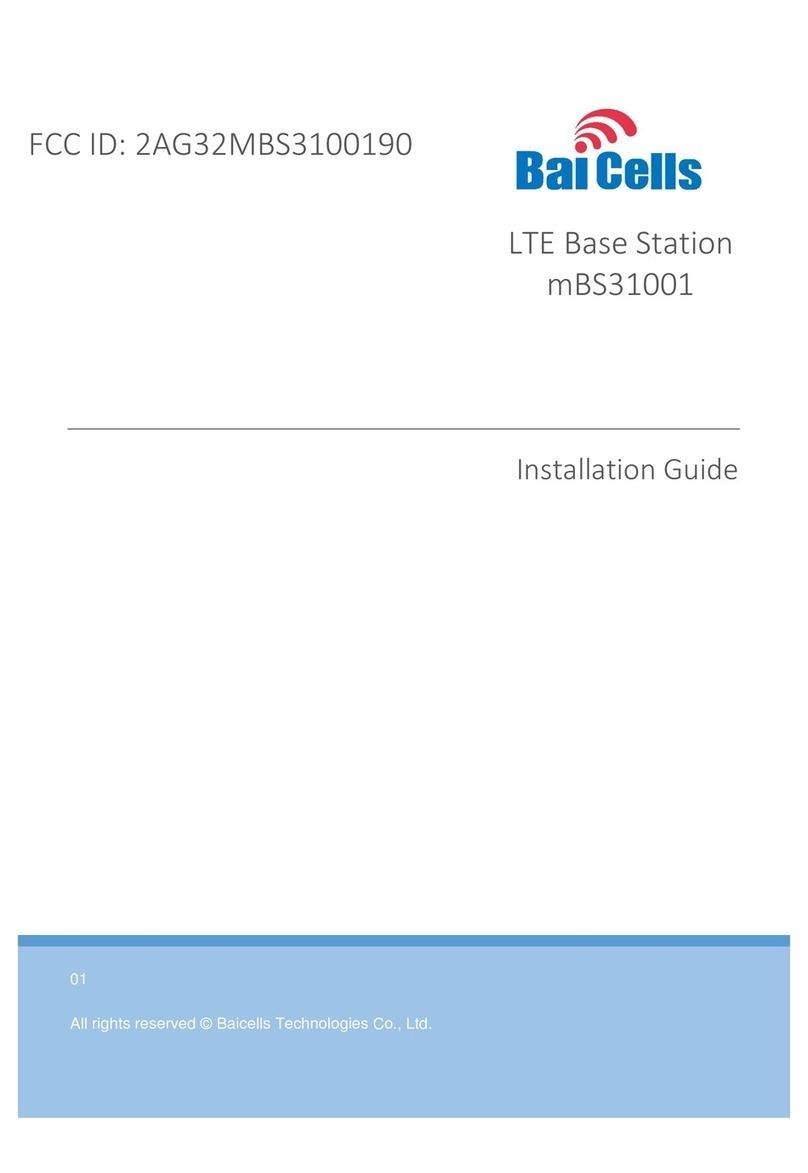 Baicells mBS31001 installation guide
