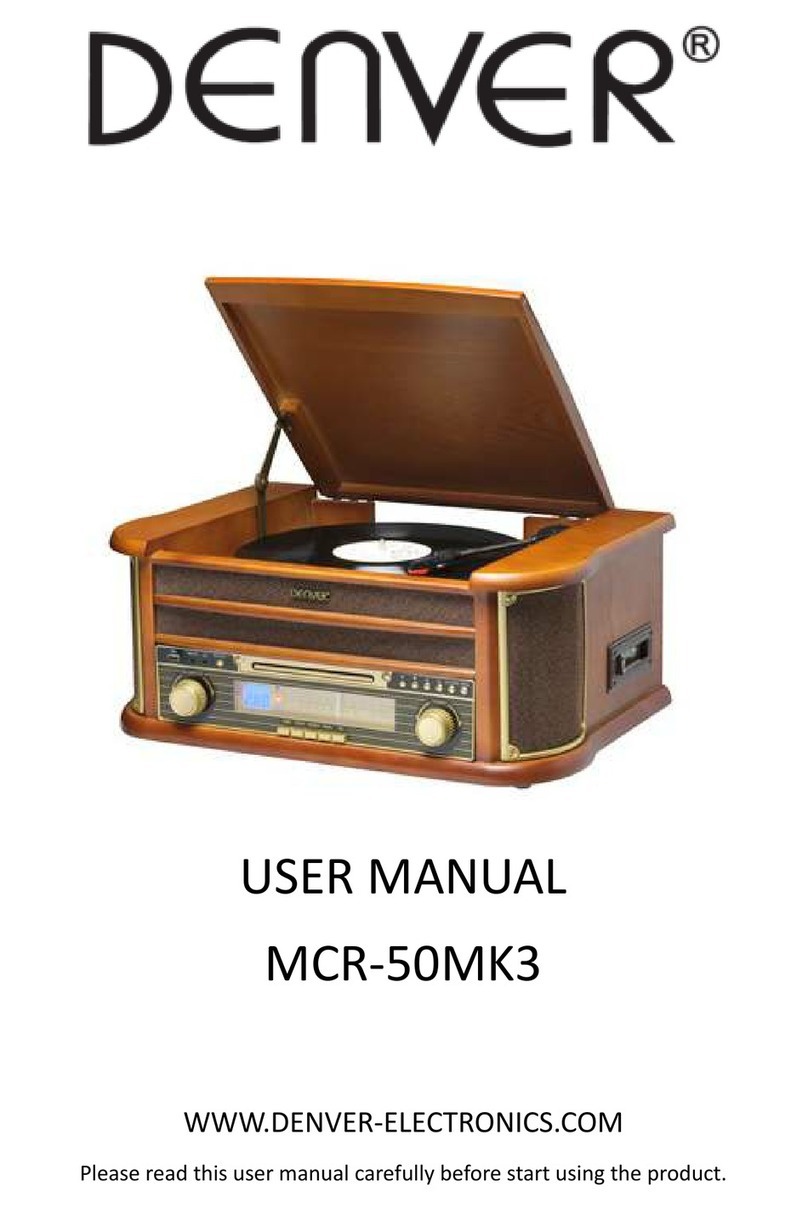 Denver MCR-50MK3 user manual