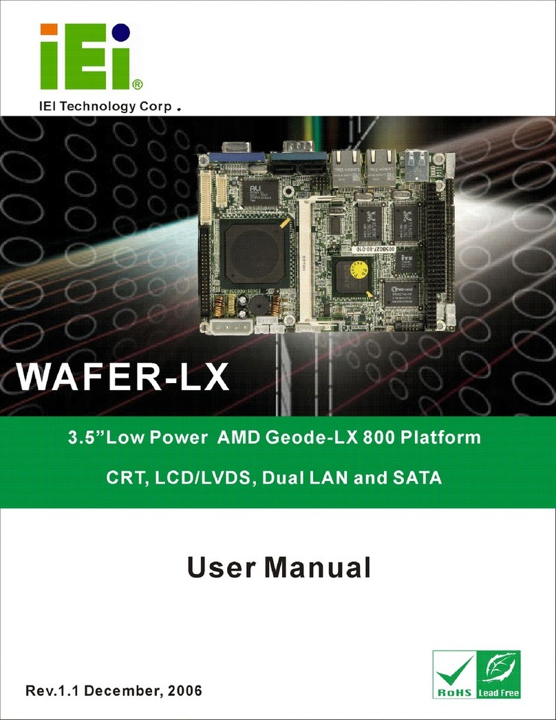 IEI Technology WAFER-LX Series User manual