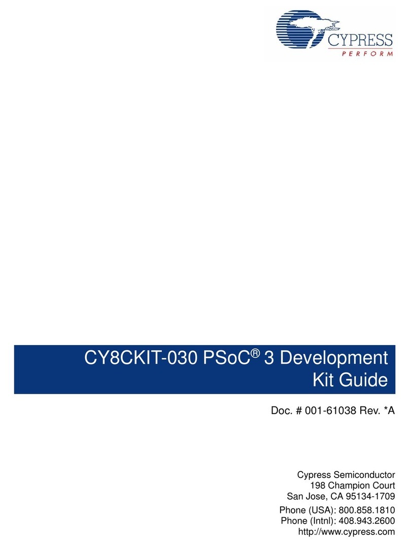Cypress CY8CKIT-030 User manual