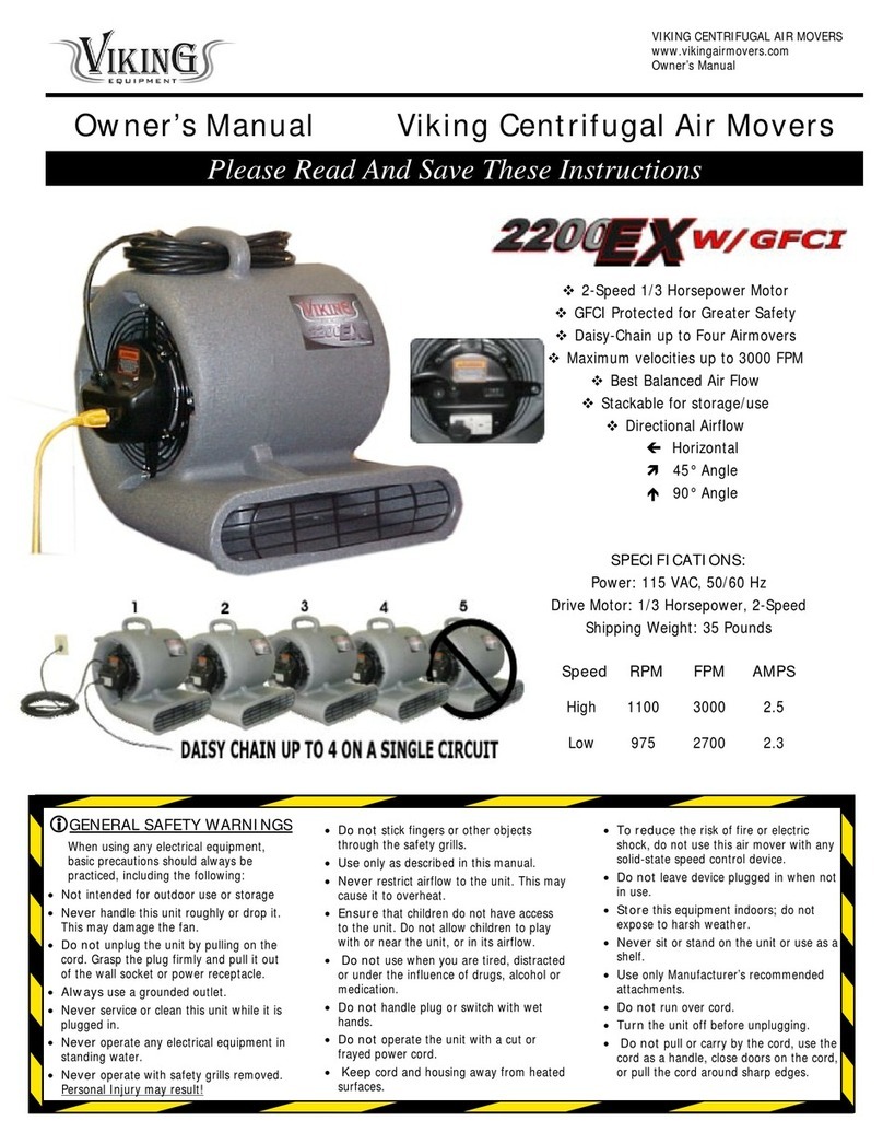 Viking Equipment 2200EX w/GFCI owner's manual