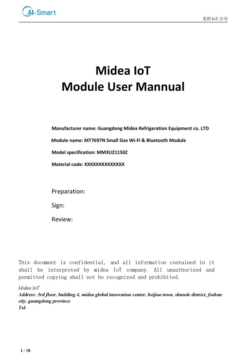 Midea MT7697N user manual