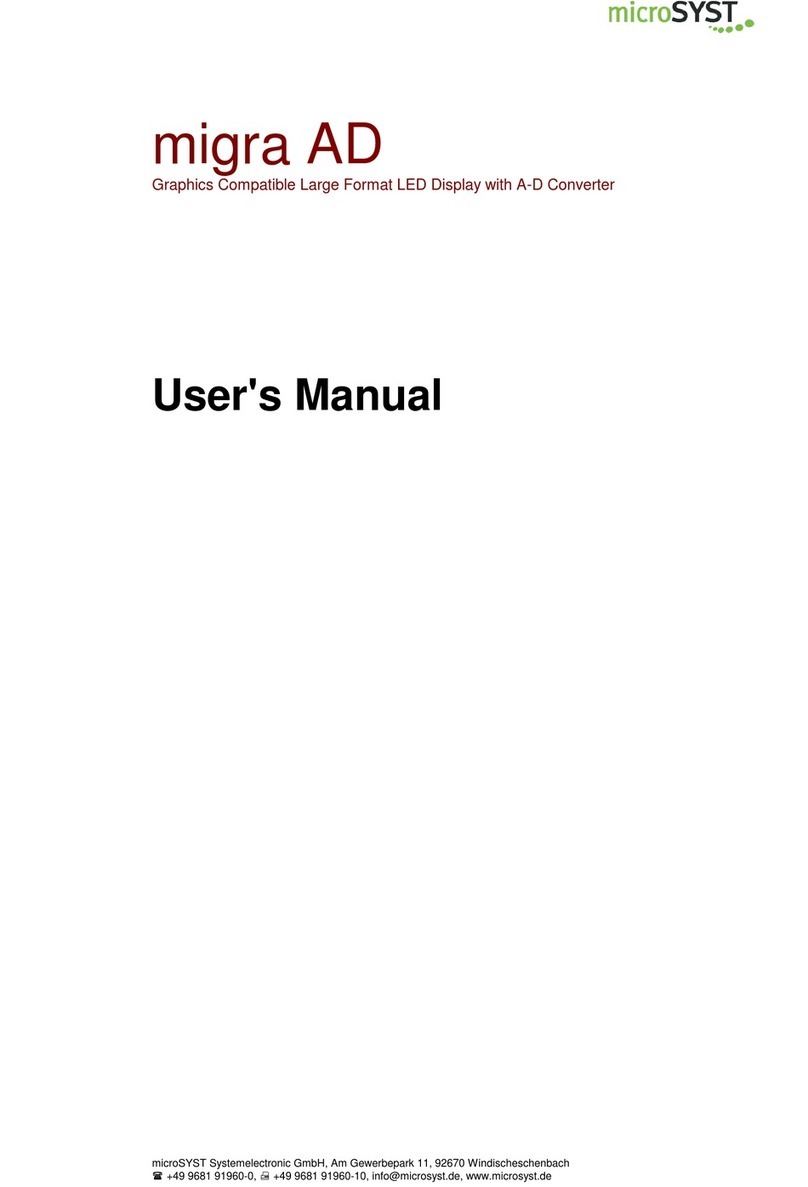 microSYST migra AD User manual
