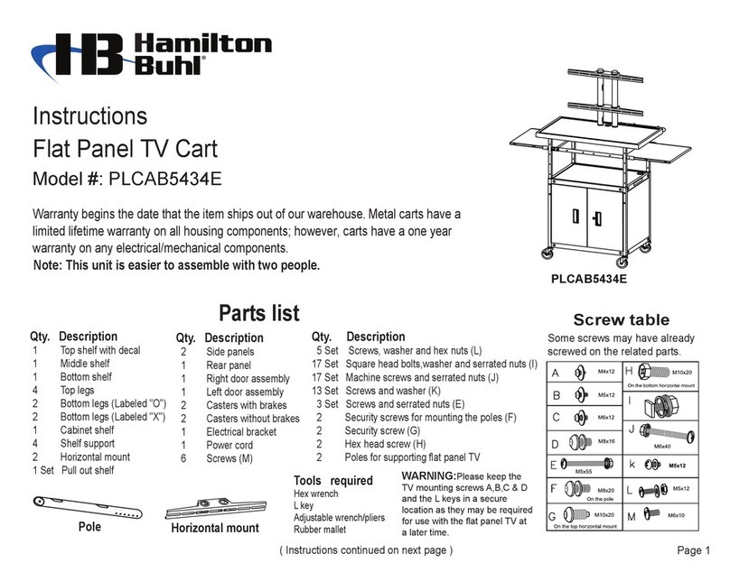 Hamilton/Buhl PLCAB5434E instructions Hamilton/Buhl PLCAB5434E instructions