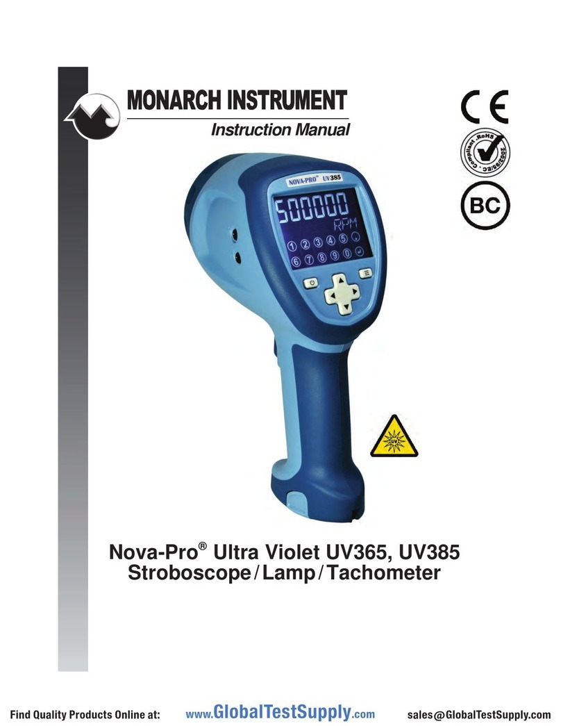 MONARCH INSTRUMENT Nova-Pro Ultra Violet UV365 User manual