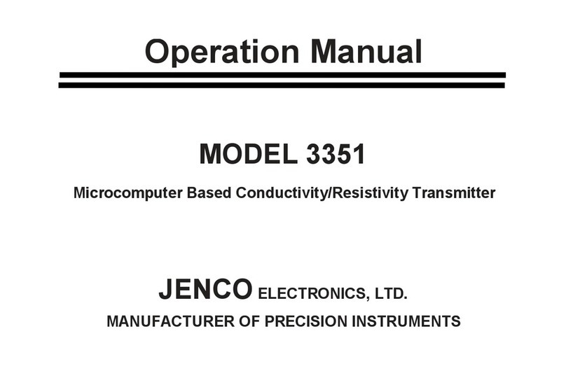 JENCO 3351 Operation manual