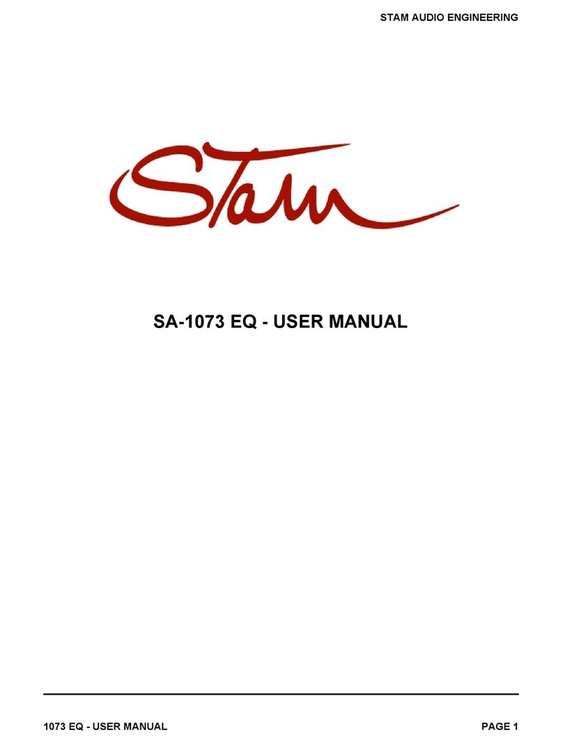 Stam Audio SA-1073 EQ user manual