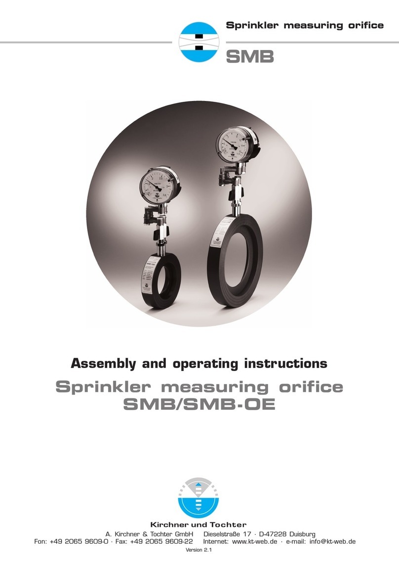 Kirchner und Tochter SMB Series Assembly and operating instructions
