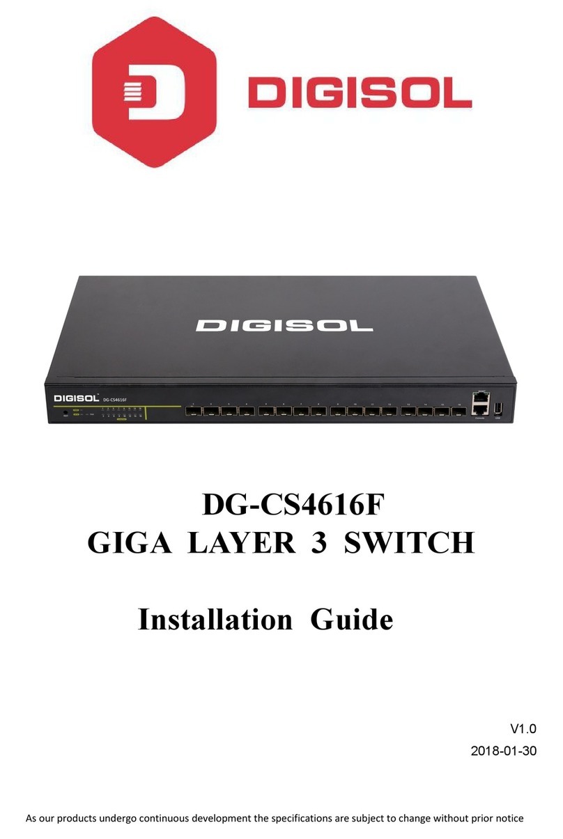 Digisol DG-CS4616F User manual Digisol DG-CS4616F User manual