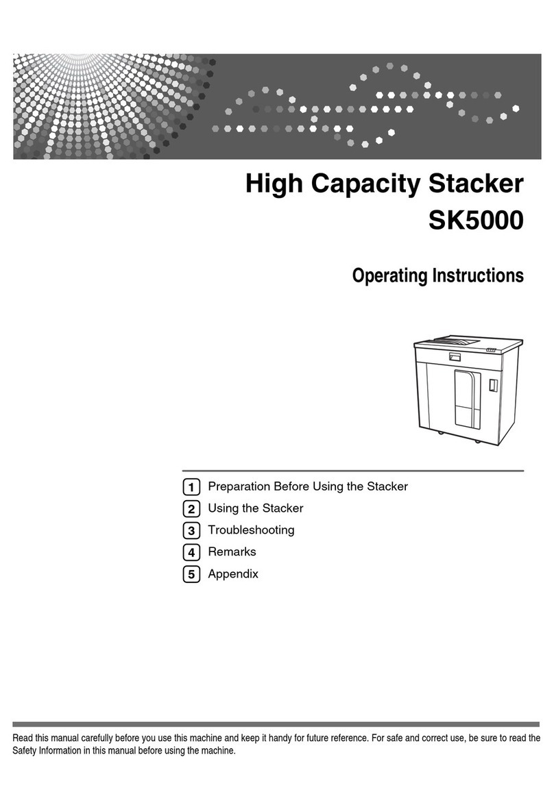 Savin SK5000 operating instructions