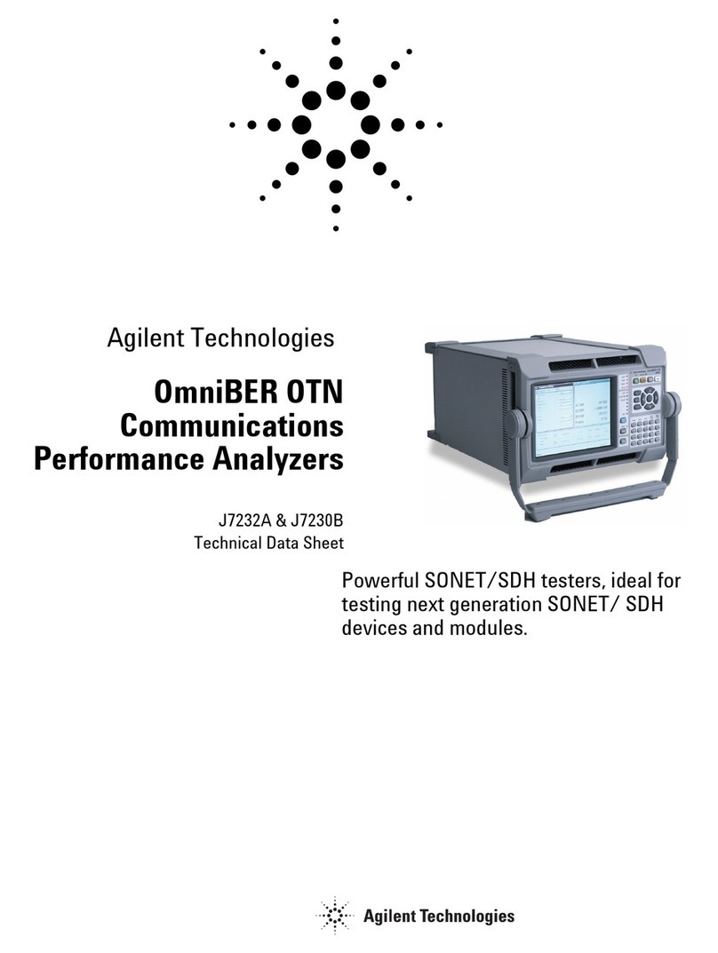 Agilent Technologies OmniBER OTN J7232A Instruction Manual