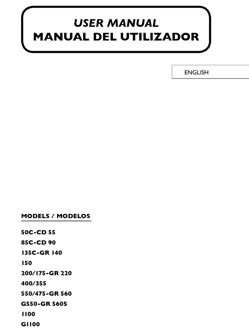 Ice-Tech 50C-CD 55 User manual