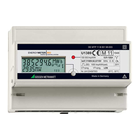 Gossen MetraWatt MID U1281 User manual