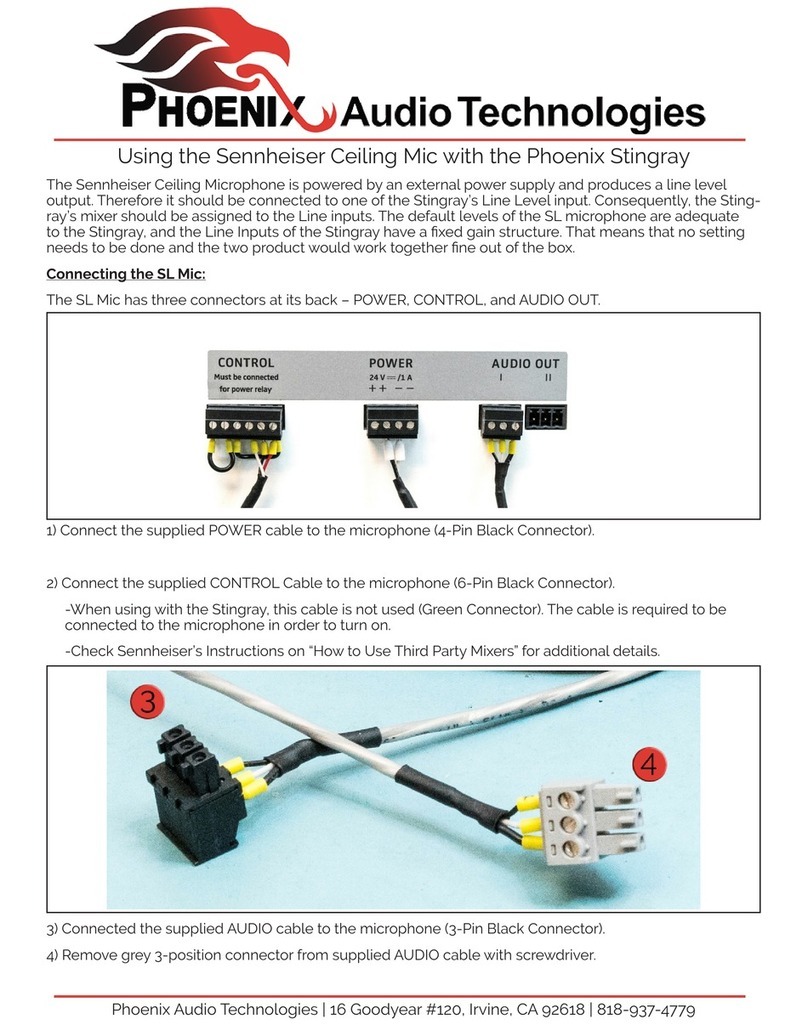 Phoenix Audio Technologies Stingray manual