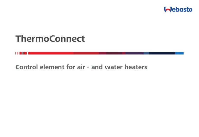 Webasto ThermoConnect Operating and installation instructions
