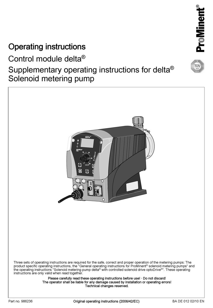 ProMinent delta operating instructions