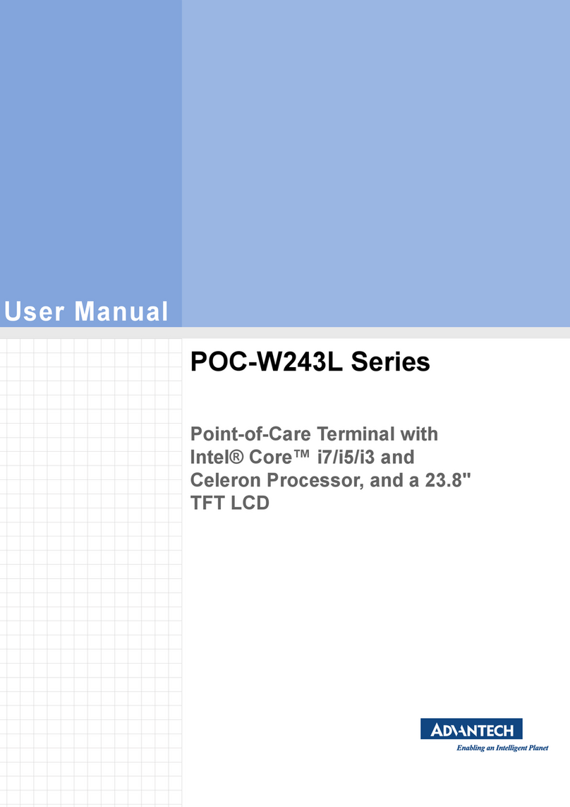 Advantech POC-W243L Series User manual Advantech POC-W243L Series User manual
