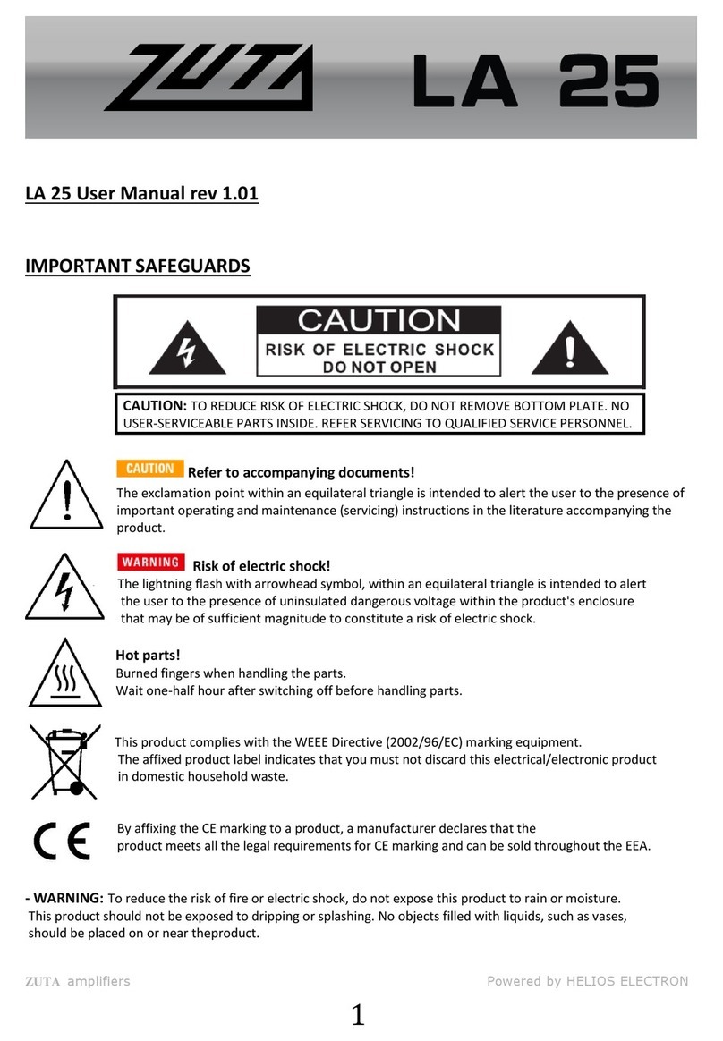Helios Electron Zuta LA 25 user manual