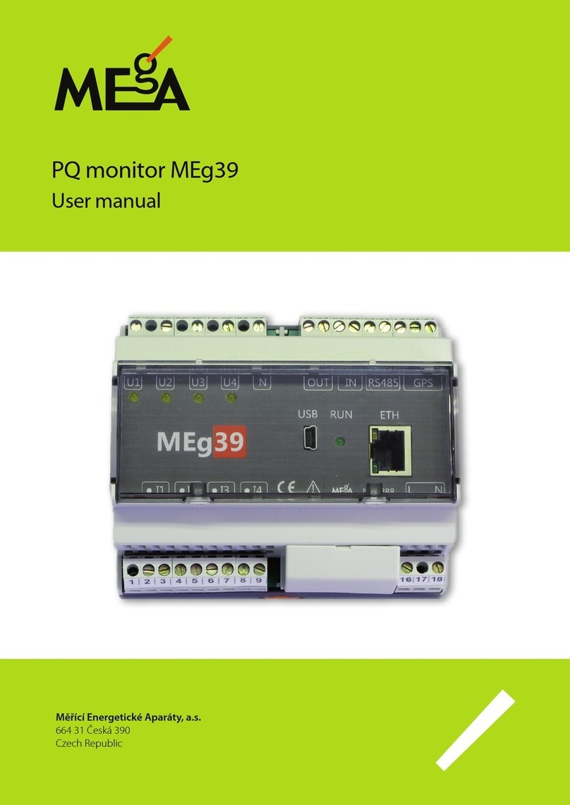 Mega Meg39 User manual