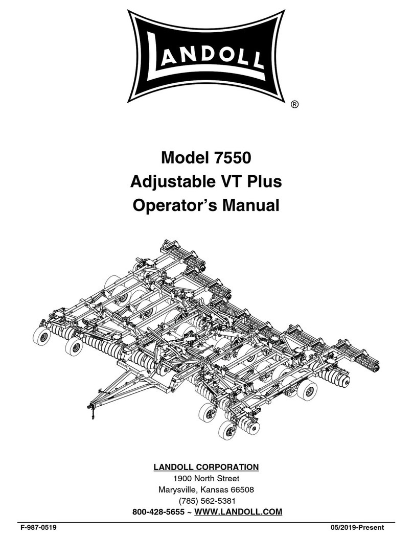Landoll VT Plus 7550 Operator's manual