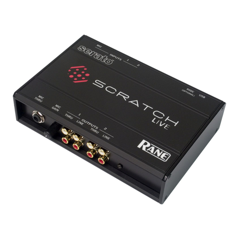 Rane SERATO SL 1 User manual