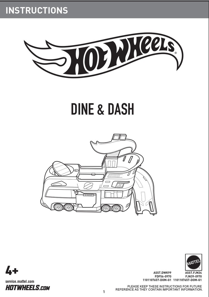 Hot Wheels DINE & DASH instructions