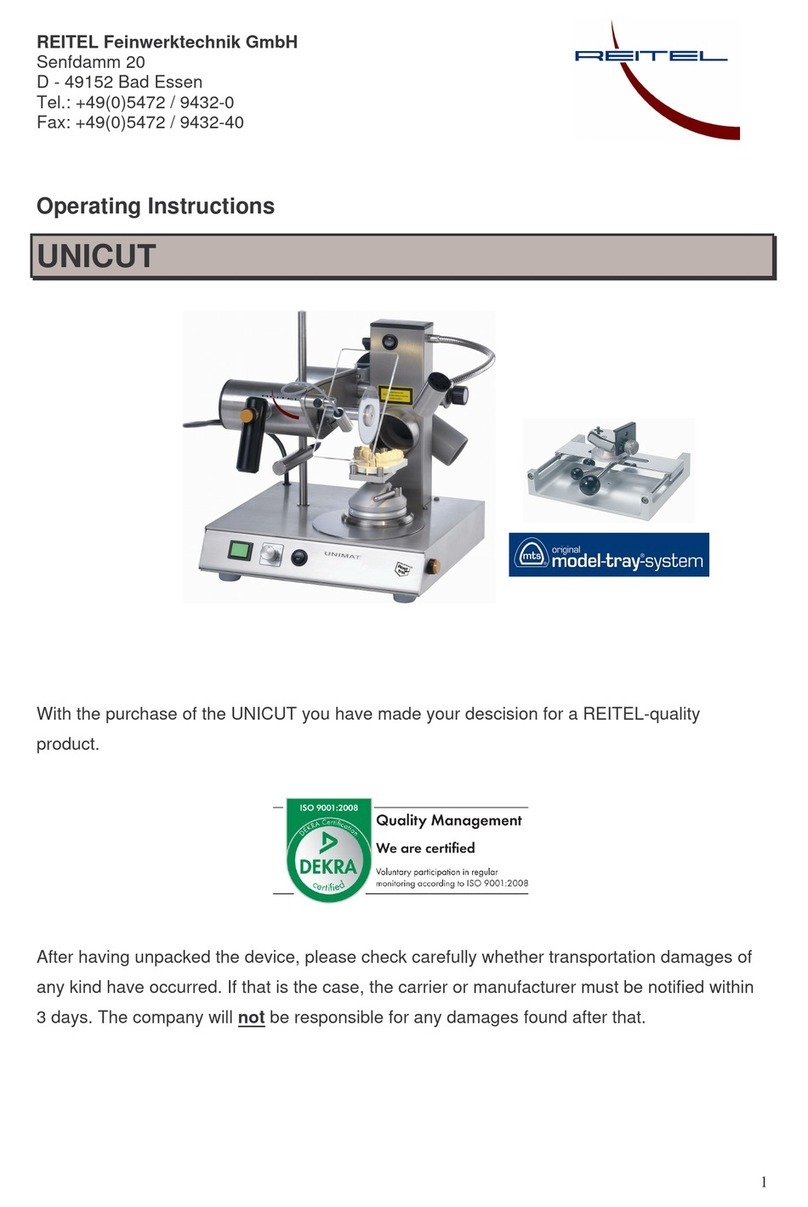 REITEL UNICUT operating instructions