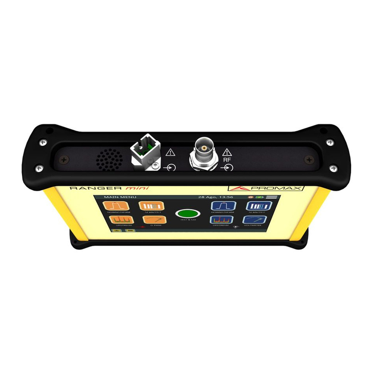 Promax RANGER mini User manual