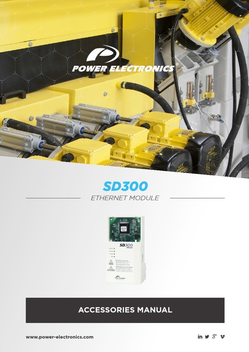 Power Electronics SD 300 Series User manual
