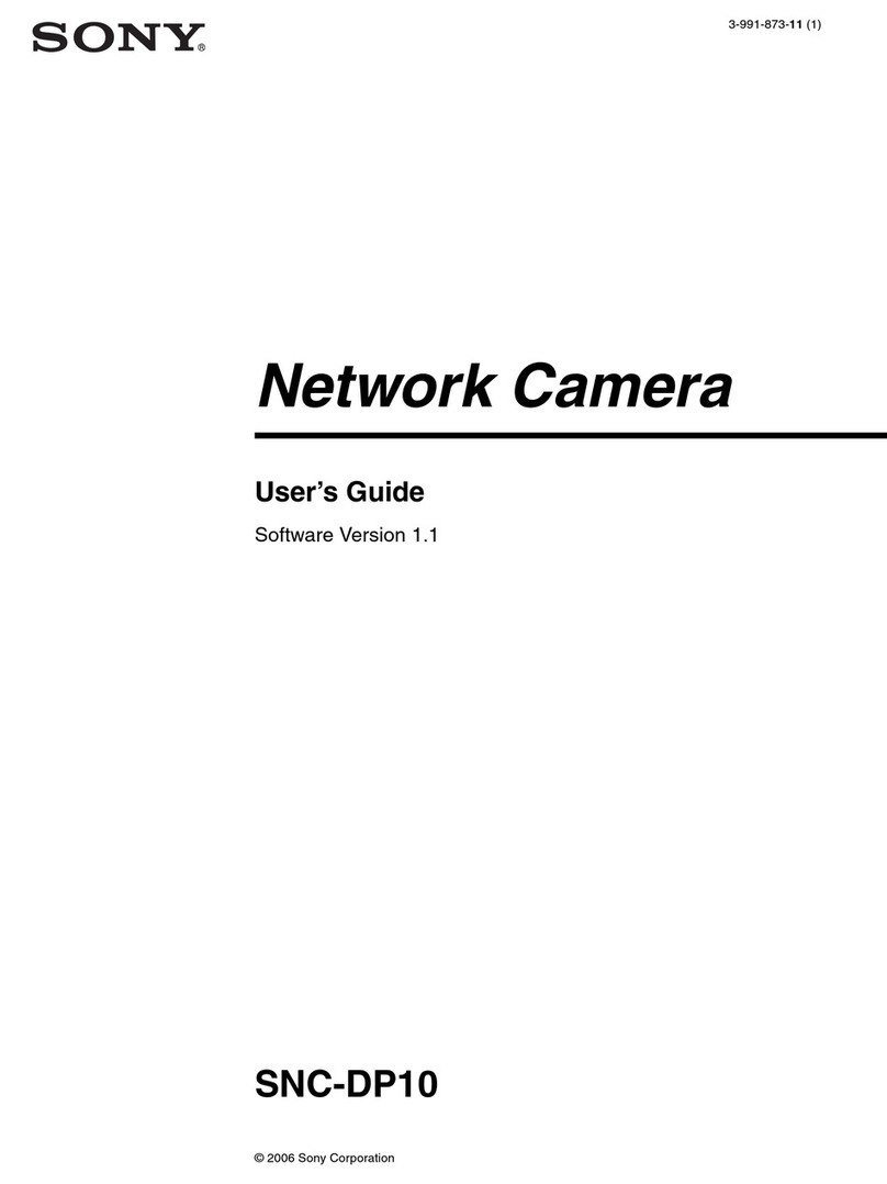 Sony SNC-DP10 User manual