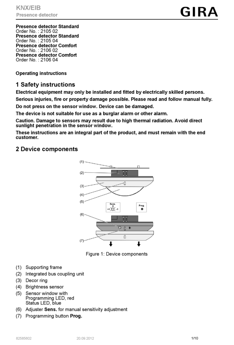 Gira 2105 02 User manual