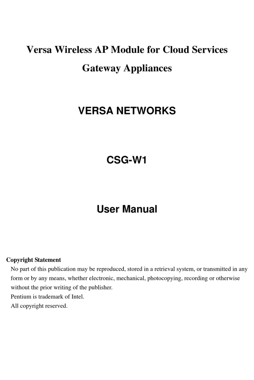 Versa Networks CSG-W1 user manual
