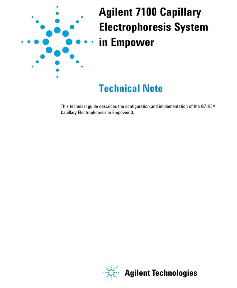 Agilent Technologies 7100 Instruction Manual