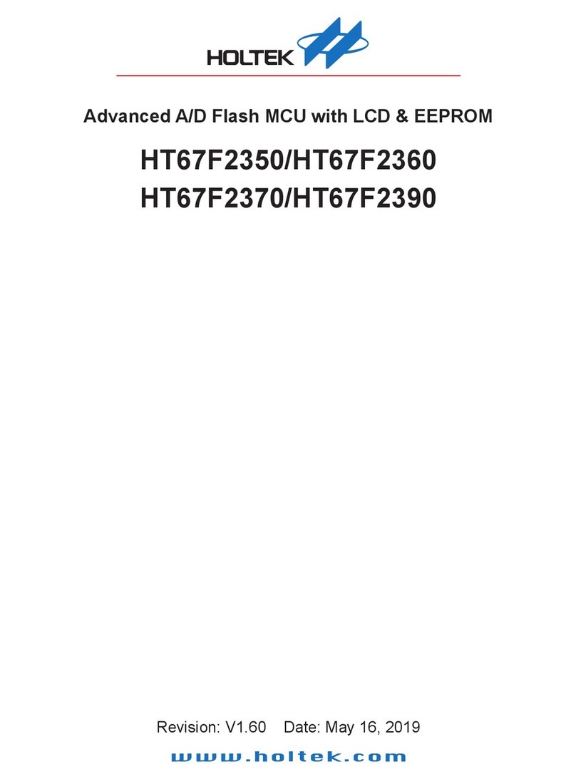 Holtek HT67F2350 User manual