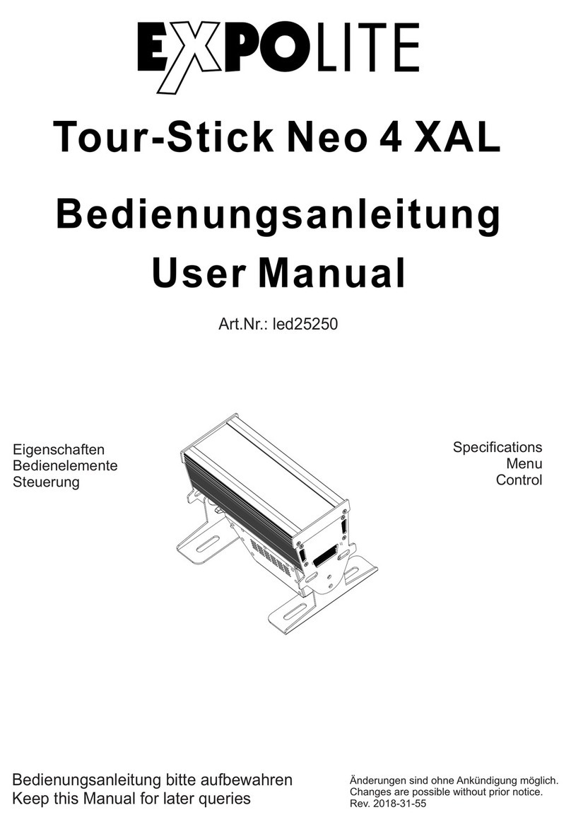 Focon Showtechnic Expolite Tour-Stick Neo 4 XAL user manual