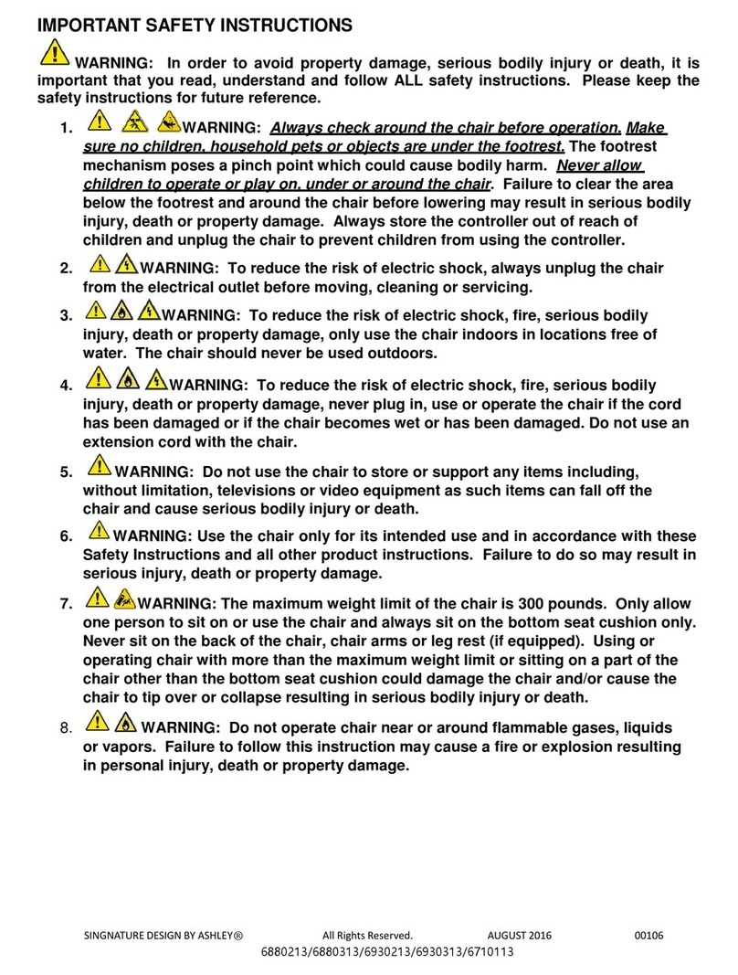 Ashley Signature Design Series instructions