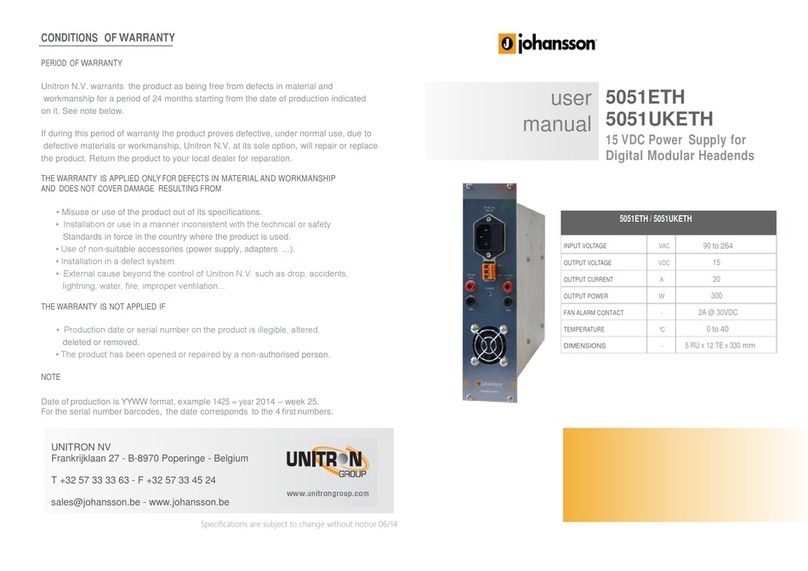 Johansson 5051ETH user manual