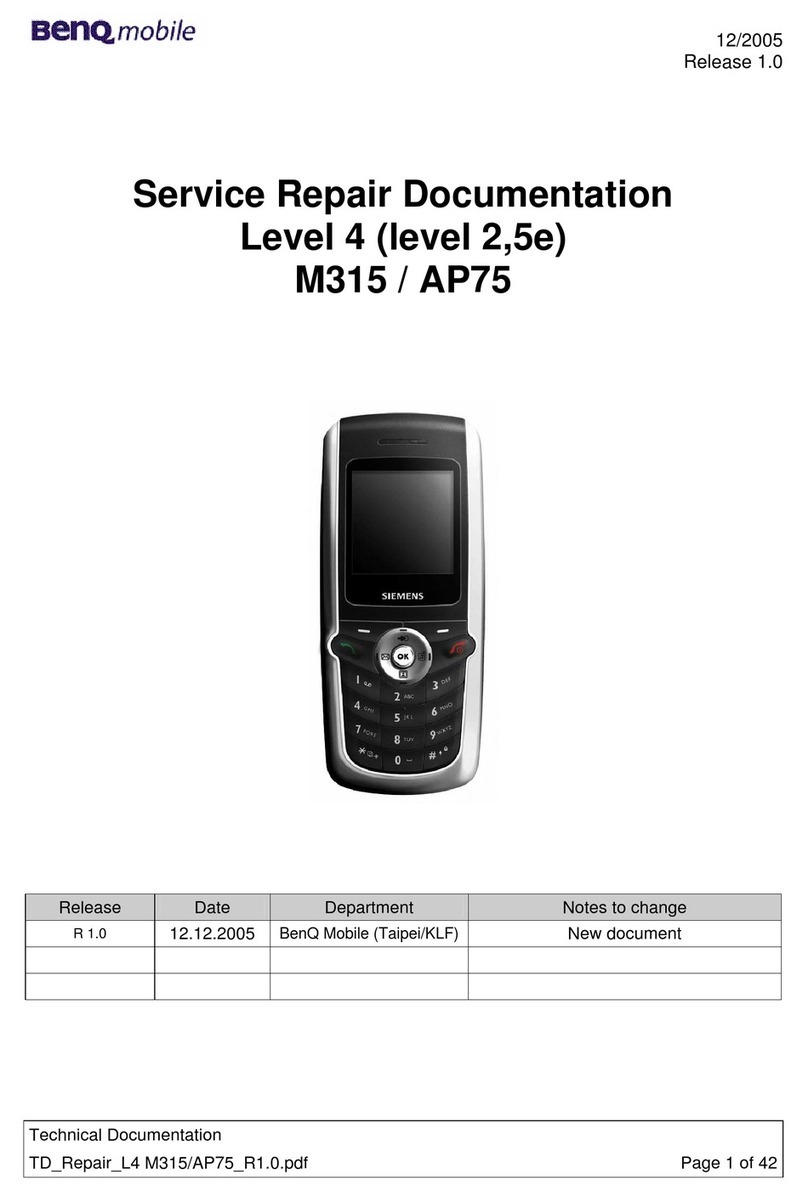 BenQ mobile M315 Setup guide BenQ mobile M315 Setup guide