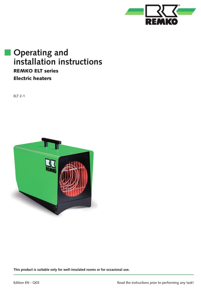REMKO ELT Series User manual