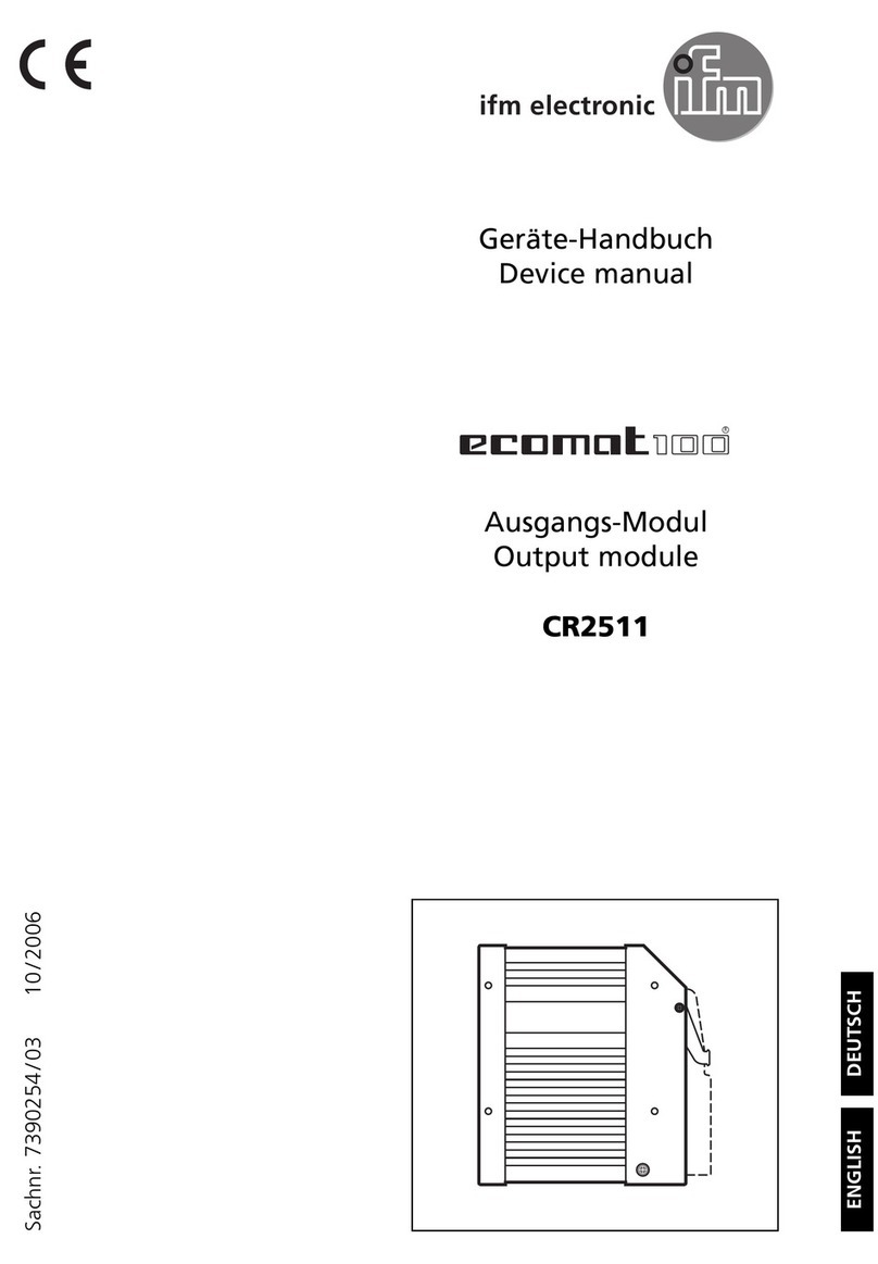 IFM Electronic Ecomot 100 CR2511 Device manual