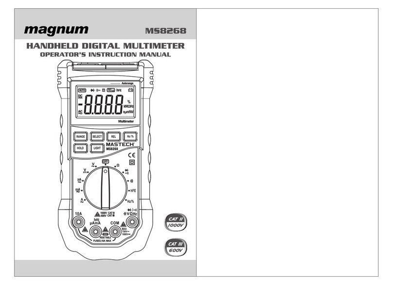 Magnum MS8268 Operator's instruction manual Magnum MS8268 Operator's instruction manual