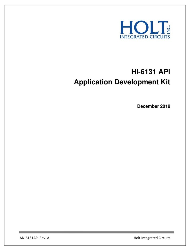 HOLT HI-6131 API User manual