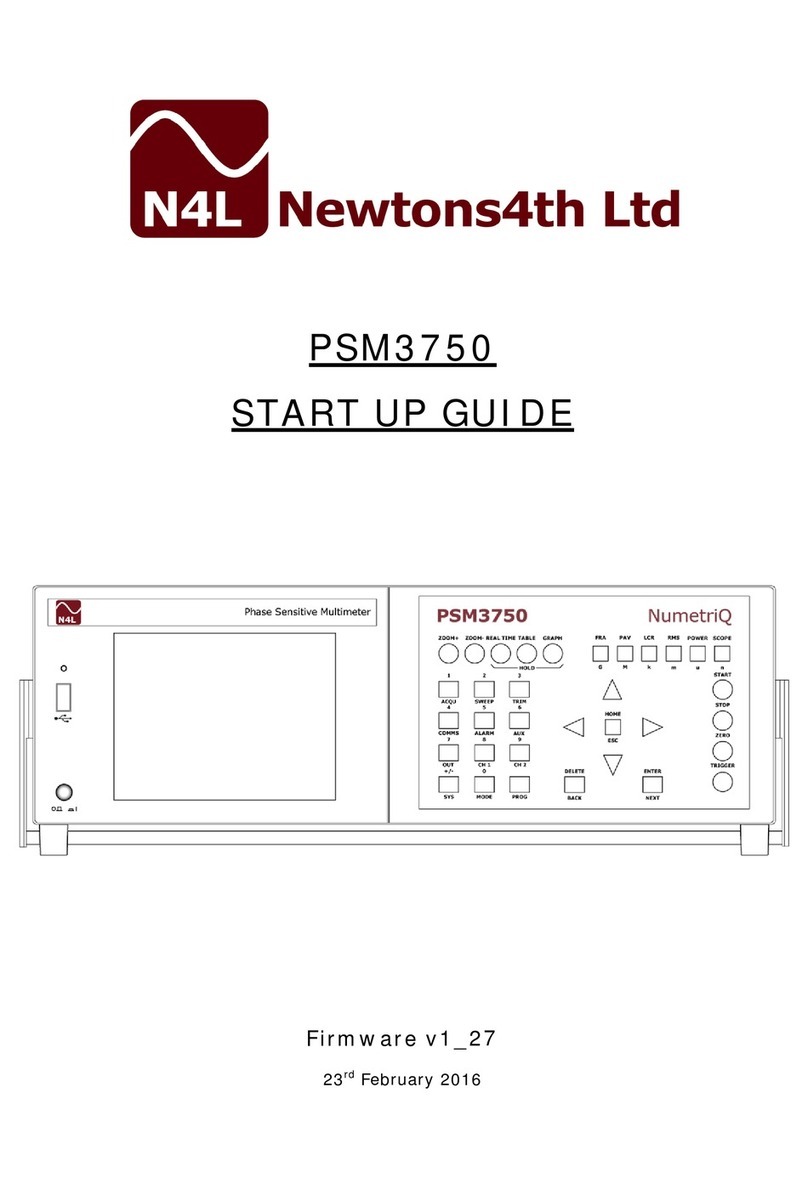 Newtons4th PSM3750 NumetriQ Startup guide