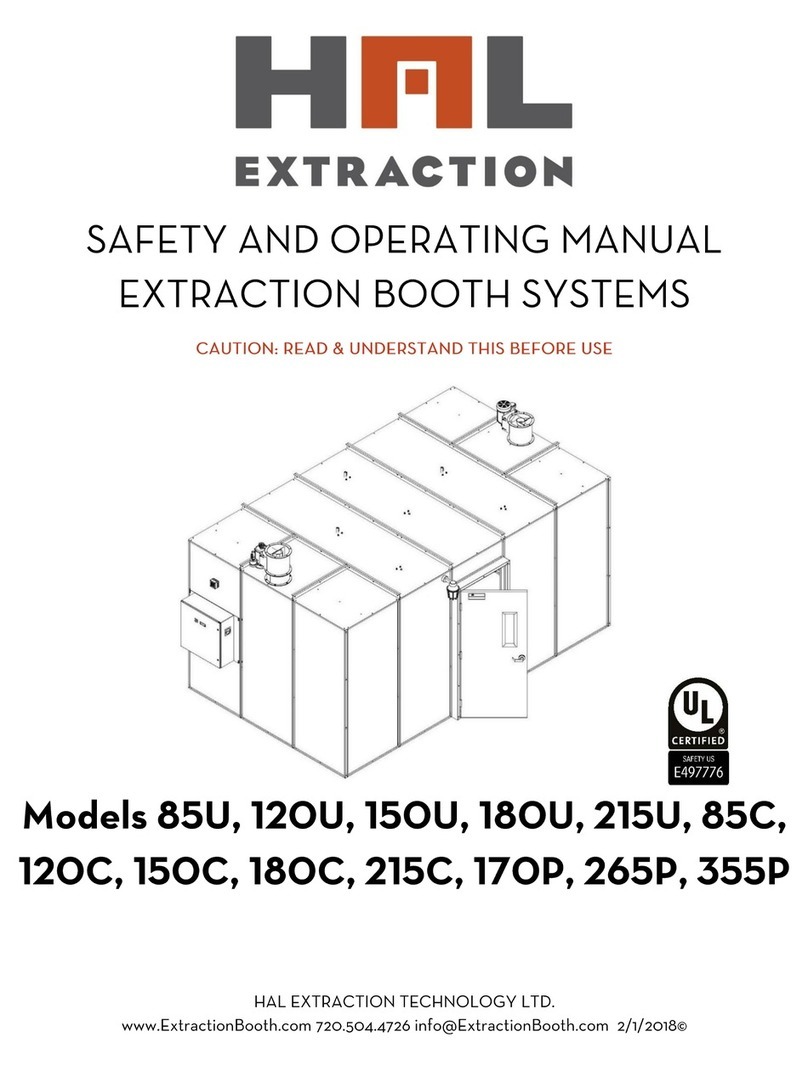 HAL Extraction 85U Safety and operating manual HAL Extraction 85U Safety and operating manual