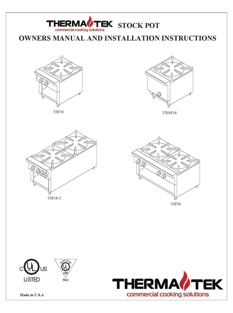 Therma-tek TSP18 Owner's manual and installation instructions