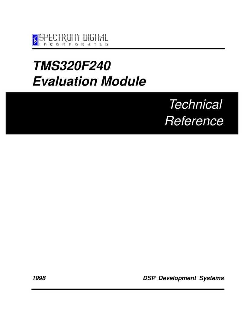 Spectrum Digital TMS320F240 Use and care manual Spectrum Digital TMS320F240 Use and care manual