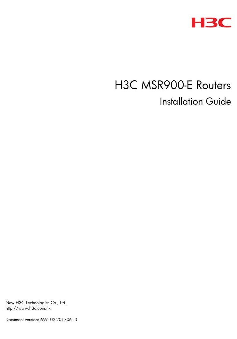 H3C MSR900-E Series User manual